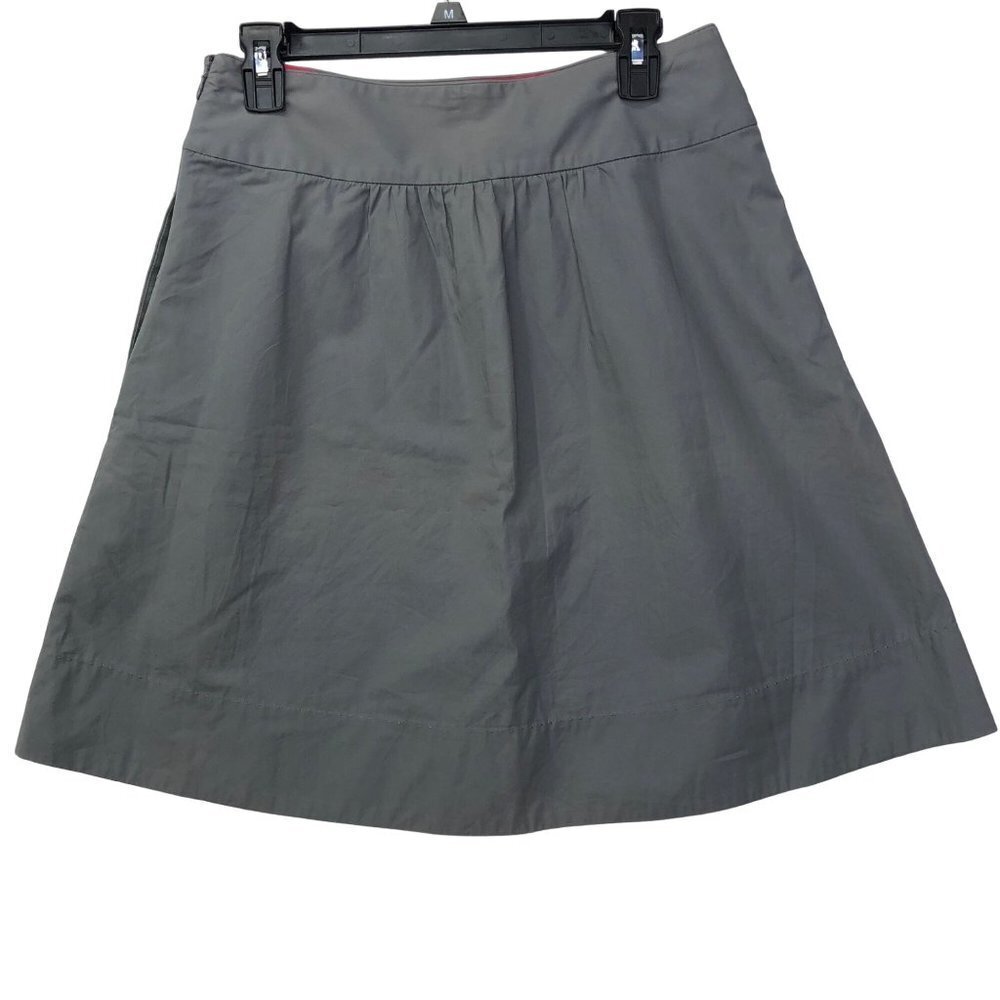 J CREW GRAY A LINE SKIRTβ size 2
